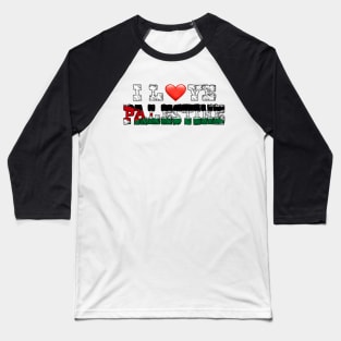 I Love Palestine by kuh Baseball T-Shirt